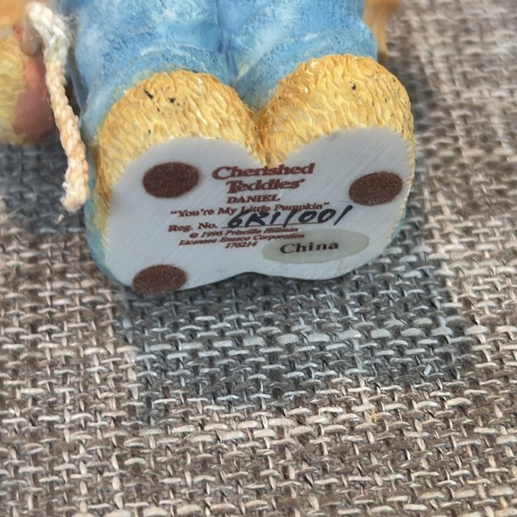 Cherished Teddies Daniel You're My LIttle Pumpkin - Picture 5 of 6